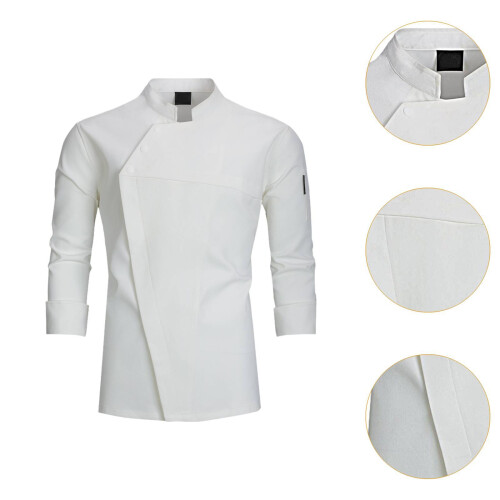 Chef Coat Lightweight Chef Work Clothes Chef Jacket for Bakery Hotel K 2