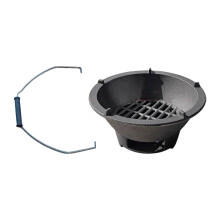 Charcoal Grill Convenient Japanese Cast Iron for Garden Patio Backyard