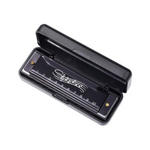 Mouth Organ Portable Teaching Aids 10 holes Harmonica for Travel Stage