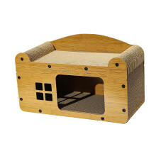 Cat Corrugated House Kitty Condo for Small, Medium and Large Cats Home