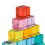 Rainbow Building Blocks Set Rainbow Building Acrylic Cube for 3-6 Kids 3