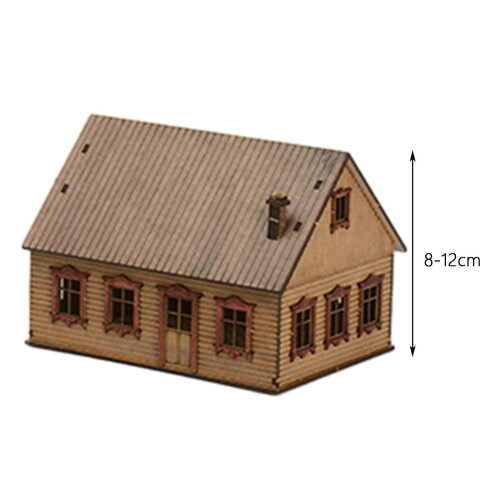 1/72 House Model Building Kits Architecture Scene for Micro Landscape 1