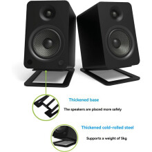 Desktop Speaker Stand Base Computer HIFI Speaker Stand with Shock Absorption and Enhanced Sound Quality