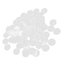 100 Coin Holder Capsules Clear Case Box for Coin Collection Protector