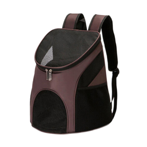 Dog Carrier Backpack Sturdy with Mesh Ventilation for Kitten Dog Coffe