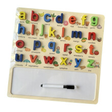 Wooden Alphabet Puzzles Board Smooth Surface Interactive Valentines Da