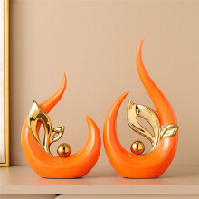 Ceramic Statue Nordic Light Luxury Living Room Decoration Sculptures and Figurines Office Desk Accessories Room Decor D