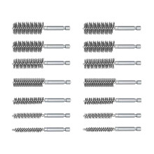 Wire Bore Brush Set Professional Metal Sturdy Accessories 1/4 inch Hex