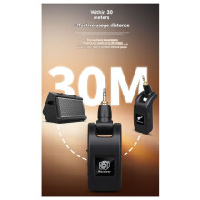 2.4G UHF Wireless Microphone Adapter XLR Transmitter and Receiver for Dynamic Microphone Guitar Audio Mixer PA System