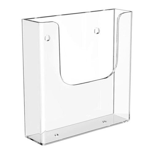 Acrylic Brochure Holder Flyer Display Stand for Documents Booklets Pam