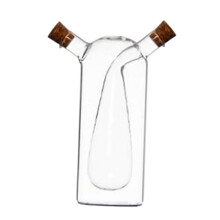 Oil and Vinegar Dispenser Creative Clear Cruet Dispenser for Kitchen C