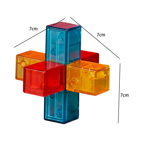 Brain Teaser Puzzles Unlock Interlock IQ Challenge for Adults Birthday 1