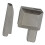 Metal Zipper Latch Slider Retainer Insertion Pin  Gray 1