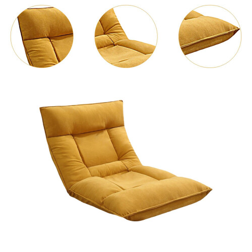 Folding Floor Chair with Back Support for Gaming Reading Adults Kids B 2
