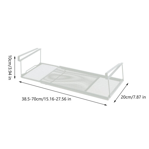 Under Shelf Rack Expandable Kitchen Storage Shelf for Cupboard Bathroo 1