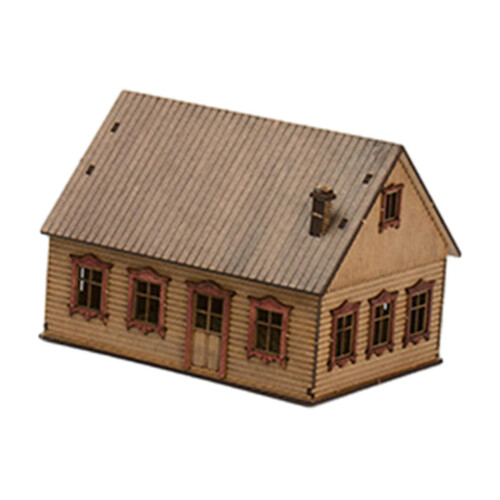 1/72 House Model Building Kits Architecture Scene for Micro Landscape
