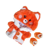 Plush Doll Clothes Stylish Adorable Hooded for 20cm Dolls Little Girls