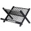 Foldable and Easy to Drain Bowl and Tray Rack, Kitchen Multi-Purpose Storage Rack, Tableware Bowl and Tray Storage Rack Black 1