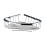 Wall Mount Bathroom Corner Shelf Bathtub Floating Shelves for Balcony 1