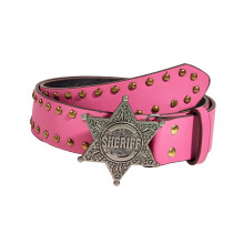 Womens PU Leather Belt Gothic Belt Fashion Aesthetic Belt Casual for D