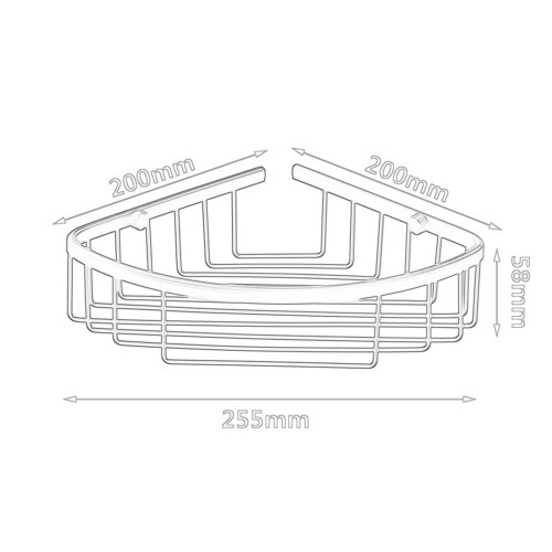 Wall Mount Bathroom Corner Shelf Bathtub Floating Shelves for Balcony 1