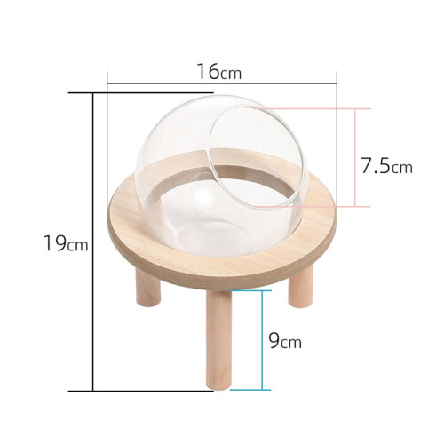 Hamster Sand Bath Box Bathtub Clear Sand Bath Container for Rabbit Pet 1