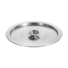Wok Lid Cover Stainless Steel Anti Scald Stockpot Lid for Pots Pans Sk