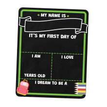 First Day of School Board Sign Back to School Sign for School Preschoo