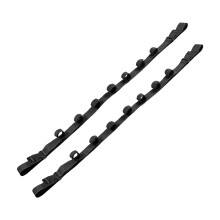 2x Fishing Rod Holder Strap Belts Portable Hold 7 Rods for Cars Travel
