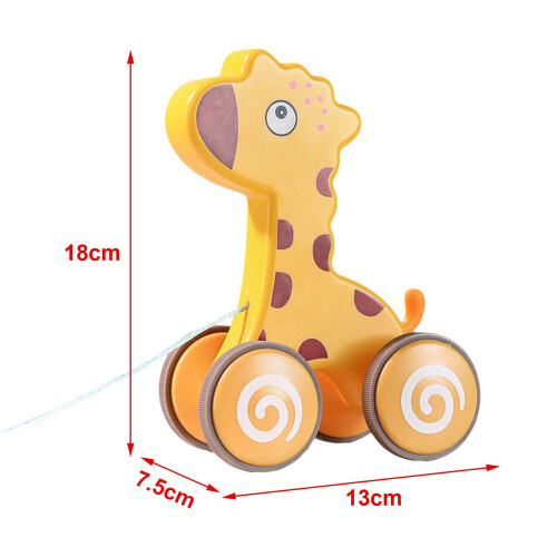Pull Along Toy Walking Toy with String for Interaction Preschool Holid 1
