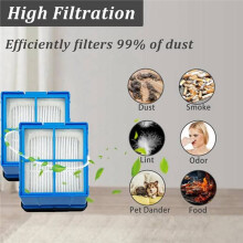 10 St. HEPA-Filter Till Rullborste för  3930F 3933 V2 39999Z Sladdlös Våt- och Torrdammsugare, Reservdelar och Dammsugsborstefilter.