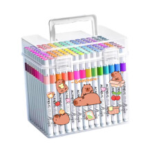 Acrylic Paint Markers Washable with Storage Box for Rock Painting Wood