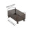 Mesh Rolling File Cart with Wheels Rolling File Organizer for Office F 2