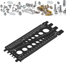 Garage calibro per filettature bulloni dadi viti pollici e metriche tester multiuso nero