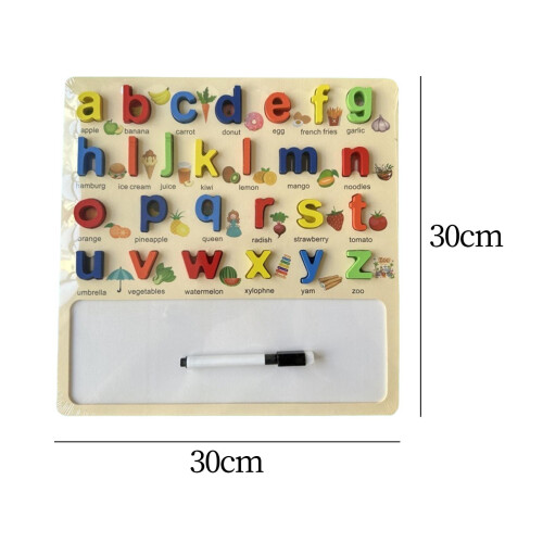 Wooden Alphabet Puzzles Board Smooth Surface Interactive Valentines Da 1