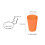 5 Pieces Pegboard Bins with Hooks Easy Installation Pegboard Cups with 2