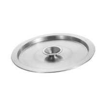 Wok Lid Cover Stainless Steel Anti Scald Stockpot Lid for Pots Pans Sk