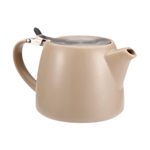 Ceramic Teapot Kettle 500ml with Stainless Steel Strainer for BBQ Rest