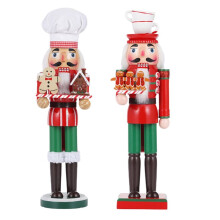 38CM Christmas Nutcracker Lucky Healthy Kids Doll Toys Christmas Gifts Friend New Year Party DIY Handcrafted