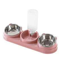 Triple Cat Bowls 15tilted Cat Food Water Bowl for Hamster Small Dogs