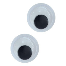 2 Pieces Googly Wiggle Eyes Stick Moving Eyes for New Year Dolls Card