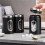 1Pcs Coffee Canister Stainless Steel Storage Jars with Visual Window Kitchen Storage Coffee Bean Tea-Leaf Sealed Cans 3