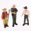 Simulation People Model Farmer Characters Action Figures Hand Painted 2
