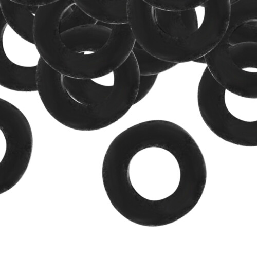 100Pcs Rack Drum Gaskets Durable Pp Gaskets for Commercial Screws Bolt 2