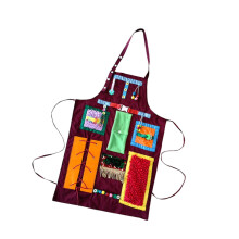 Sensory Apron Elderly Games Fidget Apron for Elderly Sensory Training