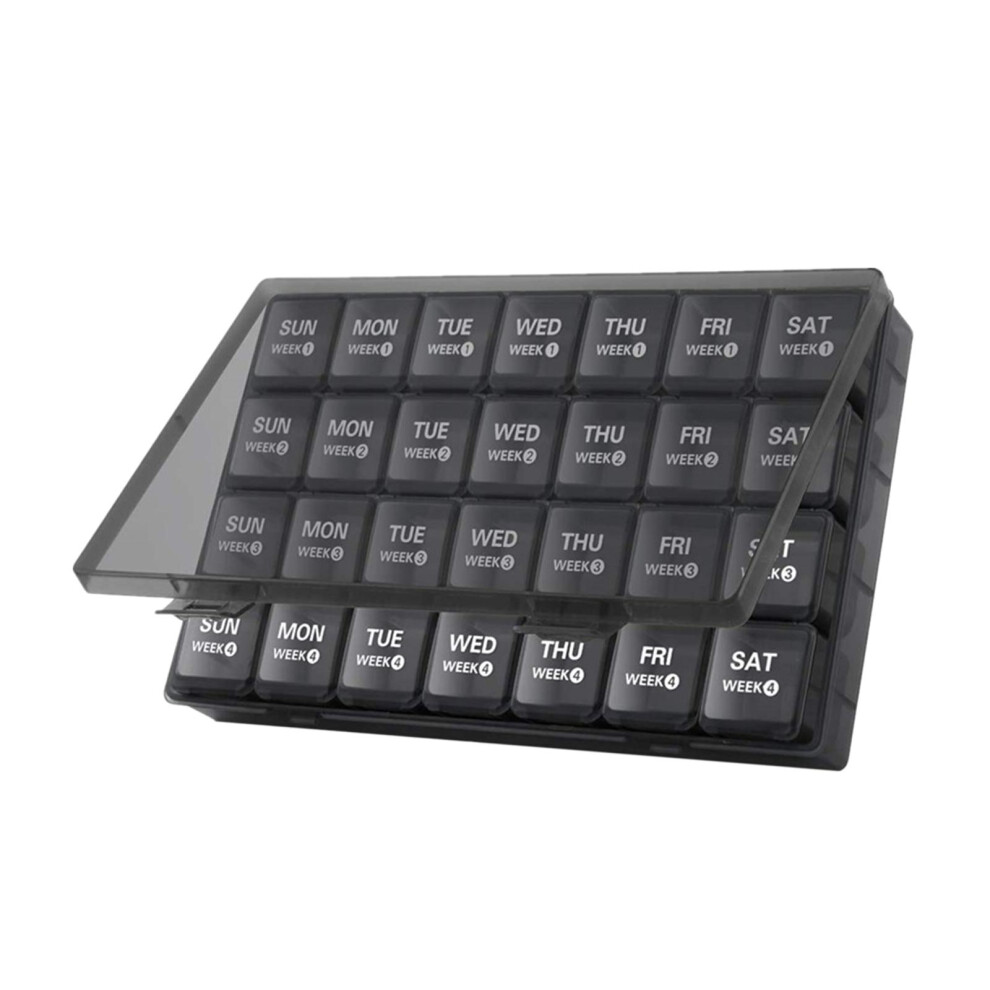 Monthly Pill Organizer Travel Case Travel Pills Organizer for Office B