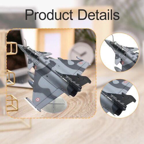 1/72 Rafale B Fighter Model Simulation with Display Stand for Home She 2