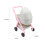 1:12 Miniature Tiny Baby Stroller Dolls Crib Accessory Scene Decor Orn 2
