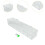 Acrylic Sticker Organizer Label Dispenser Sturdy for Home Office Label 3