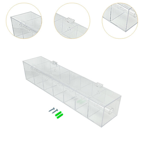 Acrylic Sticker Organizer Label Dispenser Sturdy for Home Office Label 2